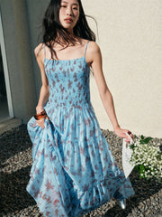 Women's Resort-Style Floral Slip Dress