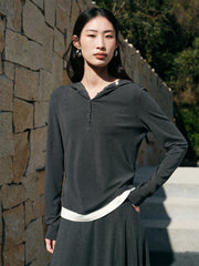 Women's Layered-Look Casual Skirt Set