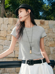 Women's Basic Cropped T-Shirt