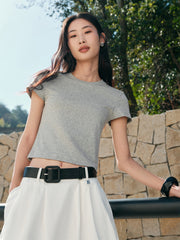 Women's Basic Cropped T-Shirt