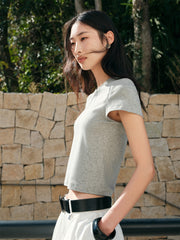 Women's Basic Cropped T-Shirt