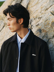 Men's Textured Fabric Shirt Jacket