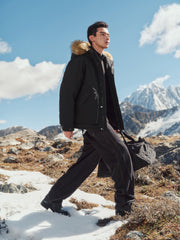 Men's Outdoor Durable Warm Solid Down Jacket