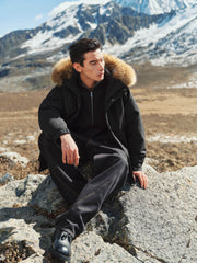 Men's Outdoor Durable Warm Solid Down Jacket
