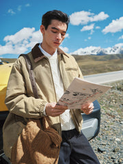 Men's Utility-Style 90% White Duck Down Jacket