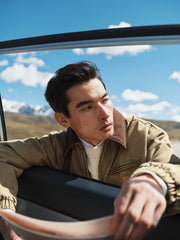 Men's Utility-Style 90% White Duck Down Jacket