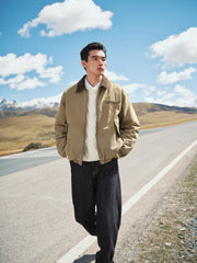Men's Utility-Style 90% White Duck Down Jacket