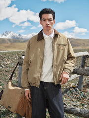 Men's Utility-Style 90% White Duck Down Jacket