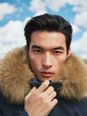 Men's Outdoor Durable Warm Solid Down Jacket