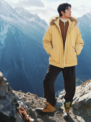 Men's Outdoor Durable Warm Solid Down Jacket
