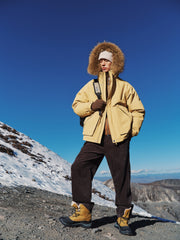 Men's Outdoor Durable Warm Solid Down Jacket