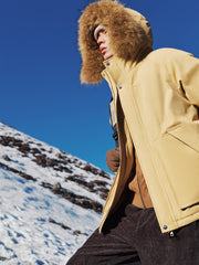 Men's Outdoor Durable Warm Solid Down Jacket