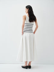 Women's Slim-Fit Striped Knit Tank  [Available only in China]