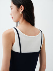 Women's Contrast Layered-Look Camisole