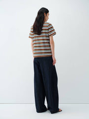 Women's Vintage Contrast Stripe T-Shirt