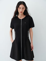 Women's Slim-Fit Paneled Mini Dress