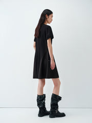 Women's Slim-Fit Paneled Mini Dress