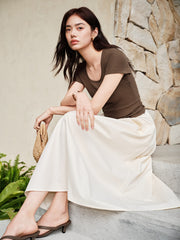 Women's Slim-Fit Contrast Knit Dress