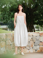 Women's Bodycon Smocked Slip Dress