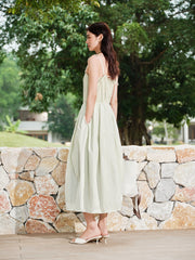Women's Bodycon Smocked Slip Dress