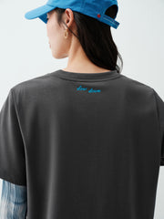 Women's Dumbo Applique Short Sleeve T-Shirt