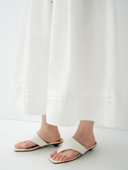 Women's High-Waist A-Line Tiered Maxi Skirt