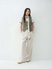 Women's Elegant Vest and Skirt Two-Piece Set