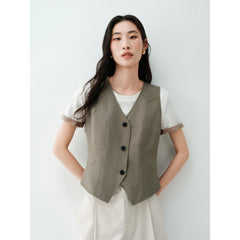 Women's Elegant V-Neck Vest