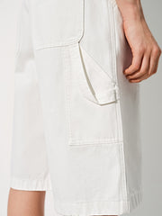 Women's High-Waist Straight-Leg Denim Shorts