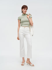 Women's Cropped Cooling Slight-Flare Pants