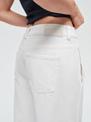 Women's High-Waist Cropped Wide-Leg Pants