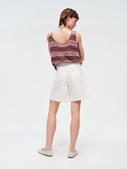 Women's Loose Wide-Leg Denim Shorts
