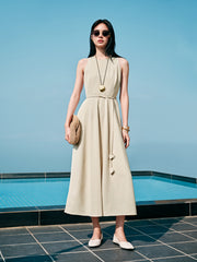 Women's Minimal Sleeveless Maxi Dress