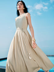 Women's Minimal Sleeveless Maxi Dress