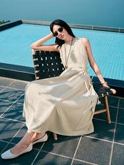 Women's Minimal Sleeveless Maxi Dress