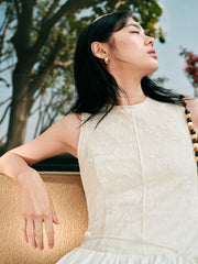 Women's Slim-Fit Jacquard Resort Dress