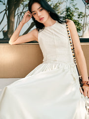 Women's Slim-Fit Jacquard Resort Dress