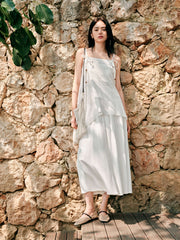 Women's Elastic Waist A-Line Skirt