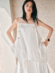 Women's Elastic Waist A-Line Skirt