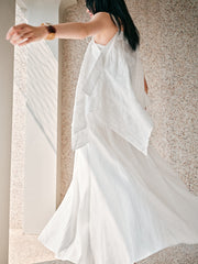 Women's Elastic Waist A-Line Skirt