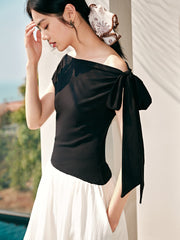 Women's Patchwork One-Shoulder Dress