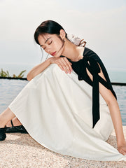 Women's Patchwork One-Shoulder Dress