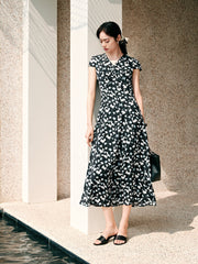 Women's Floral V-Neck Dress