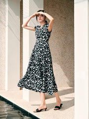Women's Floral V-Neck Dress