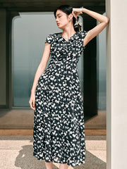 Women's Floral V-Neck Dress