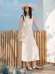 Women's Textured Sleeveless Dress