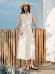 Women's Textured Sleeveless Dress