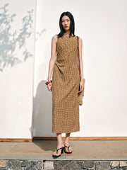 Women's Textured Sleeveless Dress