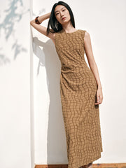 Women's Textured Sleeveless Dress