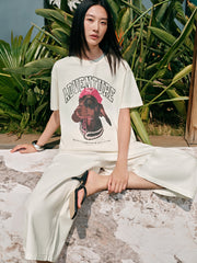 Women's Loose-Fit Graphic T-Shirt